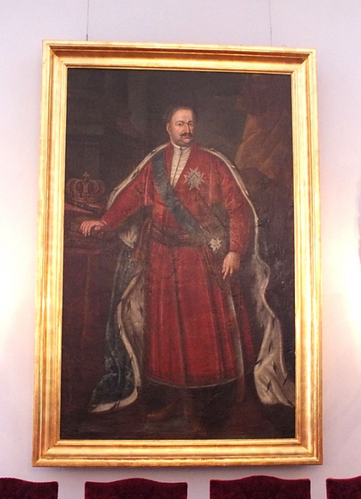 Zamek w Baranowie Sandomierskim - Sala Portretowa, portret króla Polski, Stanisława Leszczyńskiego