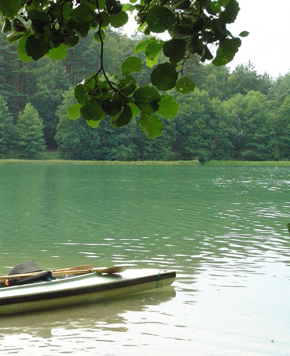 Drawski Park Krajobrazowy, otulina parku  - jezioro Rakowo