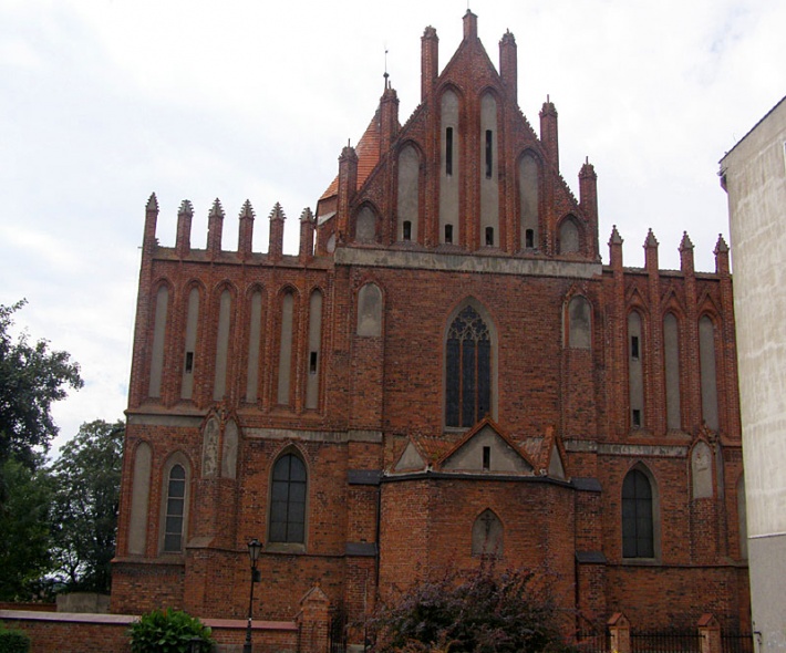 kościół św. św. Janów w Ornecie - elewacja wschodnia
