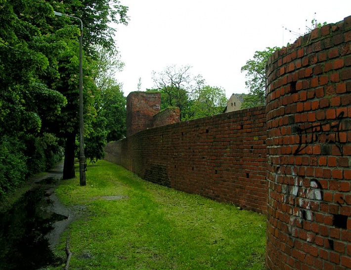 Namysłów - południowe mury obronne