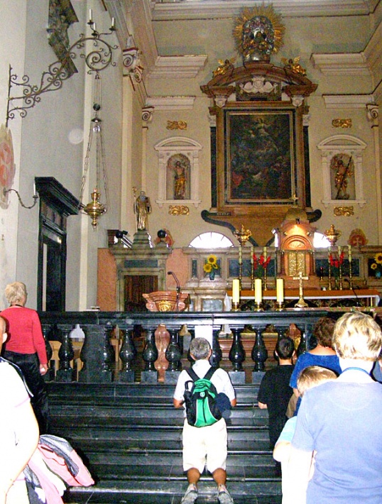 kamedulski kościół na Srebrnej Górze - prezbiterium