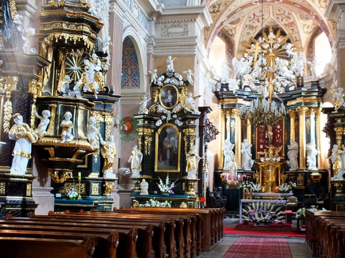 Kościół św. Jana w Pińczowie - nawa główna