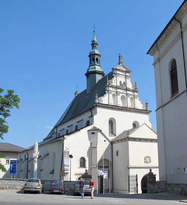 Kościół św. Jana w Pińczowie od strony zachodniej