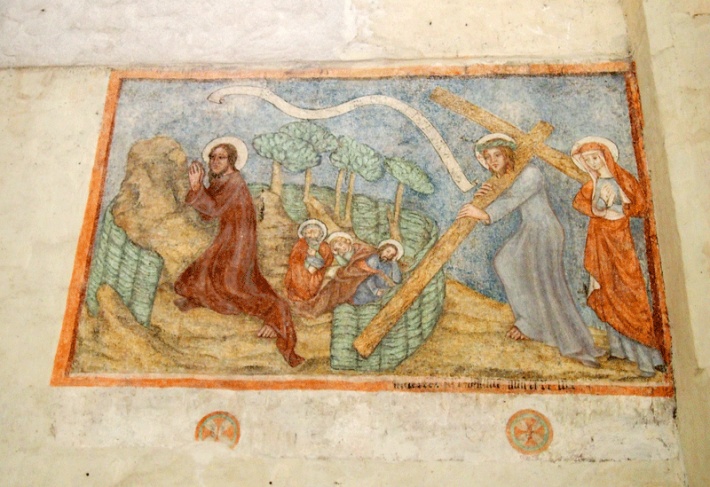 Kościół Marii Panny w Toruniu - gotyckie malowidło ścienne