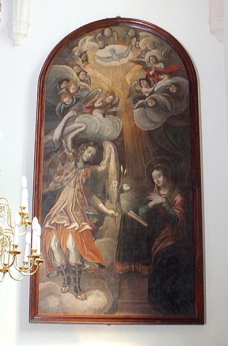 Kościół św. Władysława w Szydłowie - nawa południowa, obraz Zwiastowanie NMP
