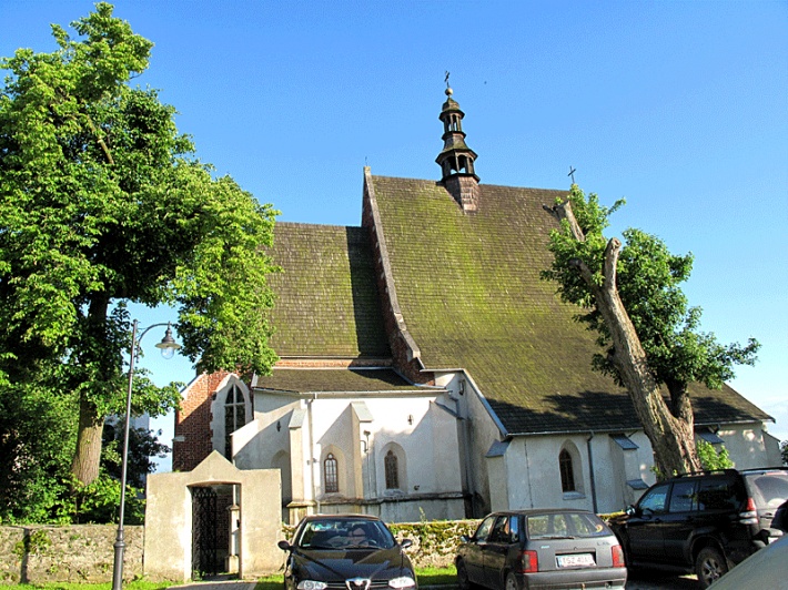 Kościół św. Władysława w Szydłowie - elewacja północna
