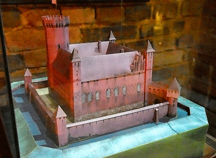 Zamek w Gniewie - makieta średniowiecznego zamku gniewskiego