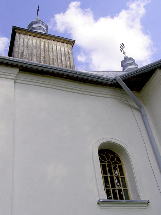 Łopienka - odbudowana cerkiew