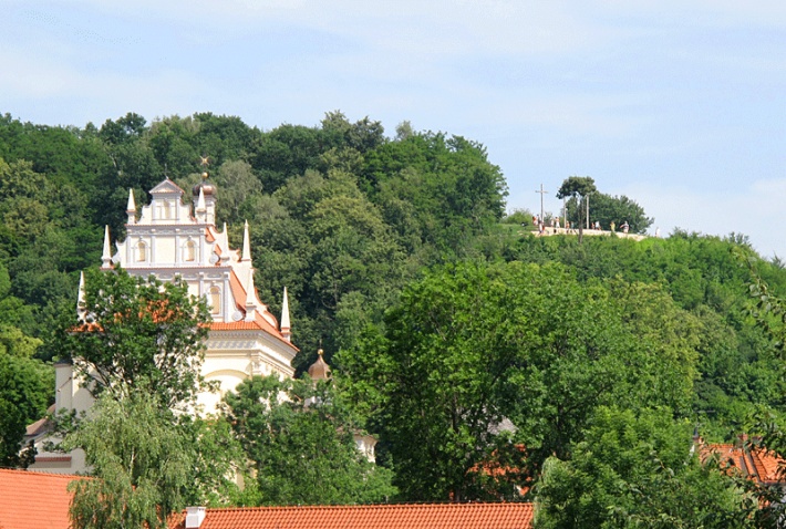 Kościół farny w Kazimierzu Dolnym - szczyt zachodni
