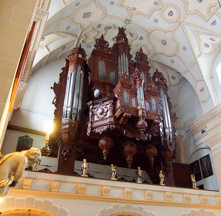 Kościół farny w Kazimierzu Dolnym - zabytkowe organy z 1620 roku