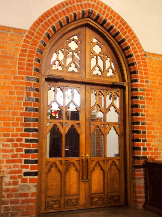 Katedra św. Mikołaja w Elblągu - portal wewnętrzny kruchty północnej