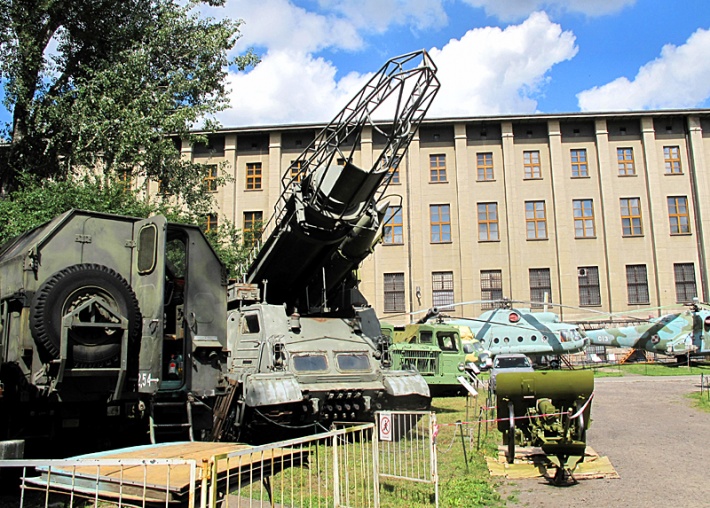 Muzeum WP - wyrzutnia rakiet balistycznych 9K51