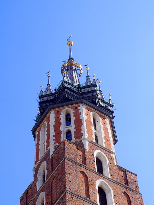 kościół Mariacki w Krakowie - zwieńczenie Hejnalicy