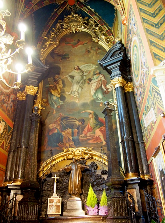 kościół Mariacki w Krakowie - ołtarz w kaplicy Przemienienia Pańskiego