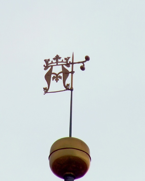 kościół Mariacki w Krakowie - chorągiewka wiatrowskazu na Hejnalicy