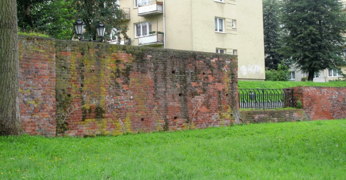 Słupsk - wschodnie mury miejskie