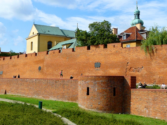 Warszawa - południowe mury obronne